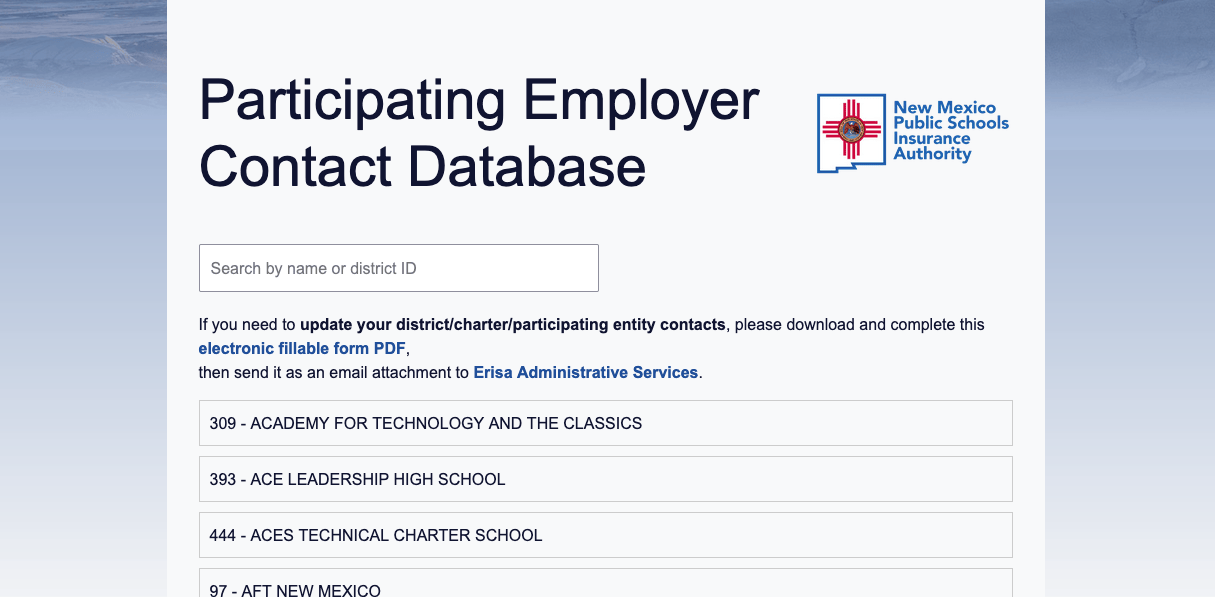 NMPSIA district contacts
